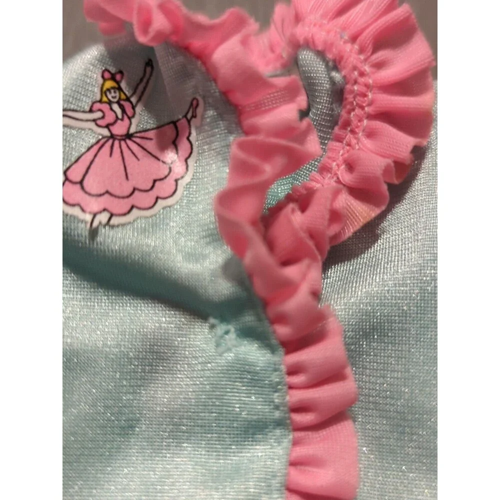 My First Barbie Pajamas Fashions Top Only Ballerina Ruffles Green Pink
